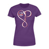 Apparel XS / Purple Personalized Shirt - TRL - Infinity Love Fire Hose - Standard Women's T-shirt - DSAPP