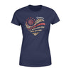 Apparel XS / Navy Personalized Shirt- TRL-  Leopard Heart Shirt - Standard Women's T-shirt - DSAPP