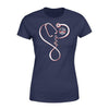 Apparel XS / Navy Personalized Shirt - TRL x Nurse - Infinity Love Stethoscope - Standard Women's T-shirt - DSAPP