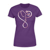 Apparel XS / Purple Personalized Shirt - TRL x Nurse - Infinity Love Stethoscope - Standard Women's T-shirt - DSAPP