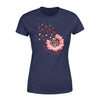 Apparel XS / Navy Personalized Shirt - TRL x Teacher - Teacher Loves Firefighter - Standard Women’s T-shirt - DSAPP