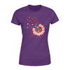 Apparel XS / Purple Personalized Shirt - TRL x Teacher - Teacher Loves Firefighter - Standard Women’s T-shirt - DSAPP