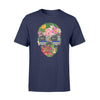 Apparel S / Navy Personalized Shirt - Tropical Skull - Police - Standard T-shirt