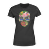 Apparel XS / Black Personalized Shirt - Tropical Skull - Police - Standard Women's T-shirt
