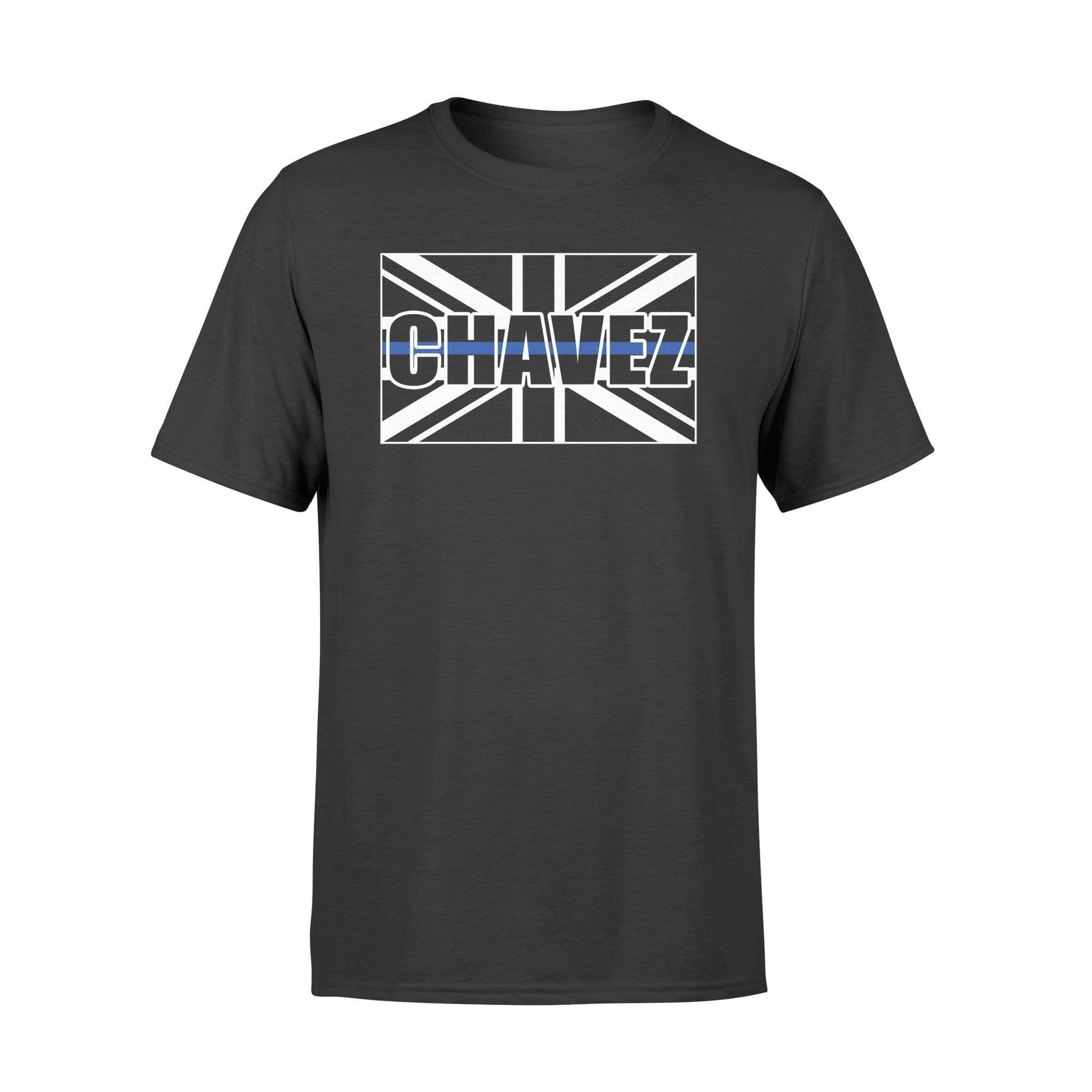 Apparel S / Black Personalized Shirt - UK Thin Blue Line - Police Name - DSAPP