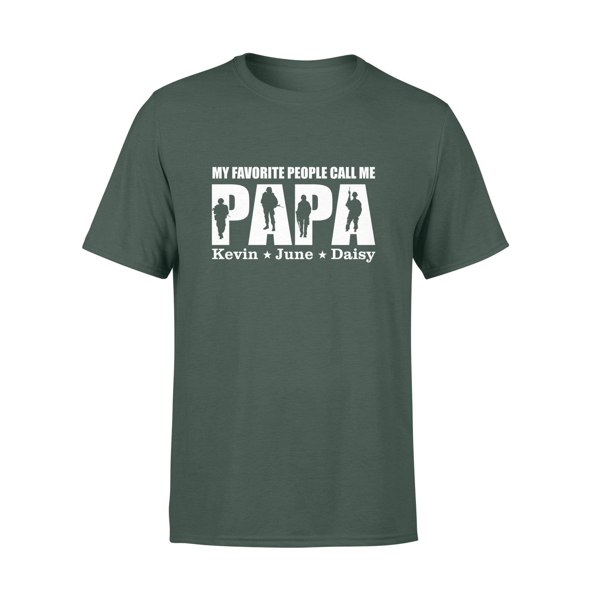 personalized papa shirts
