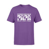 Apparel S / Purple Personalized Shirt - Veteran - My Favorite People Call Me Papa - Standard T-shirt - DSAPP