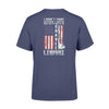 Apparel S / Navy Personalized Shirt - Veteran - What I Left Behind - Standard T-shirt - DSAPP