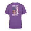 Apparel S / Purple Personalized Shirt - Veteran - What I Left Behind - Standard T-shirt - DSAPP