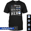 Apparel S / Black Personalized Shirt - Wearing This Color For My Hero - Police - DSAPP