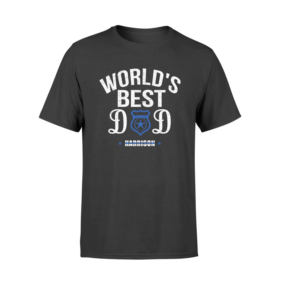 Apparel S / Black Personalized Shirt - World's Best Dad - DSAPP