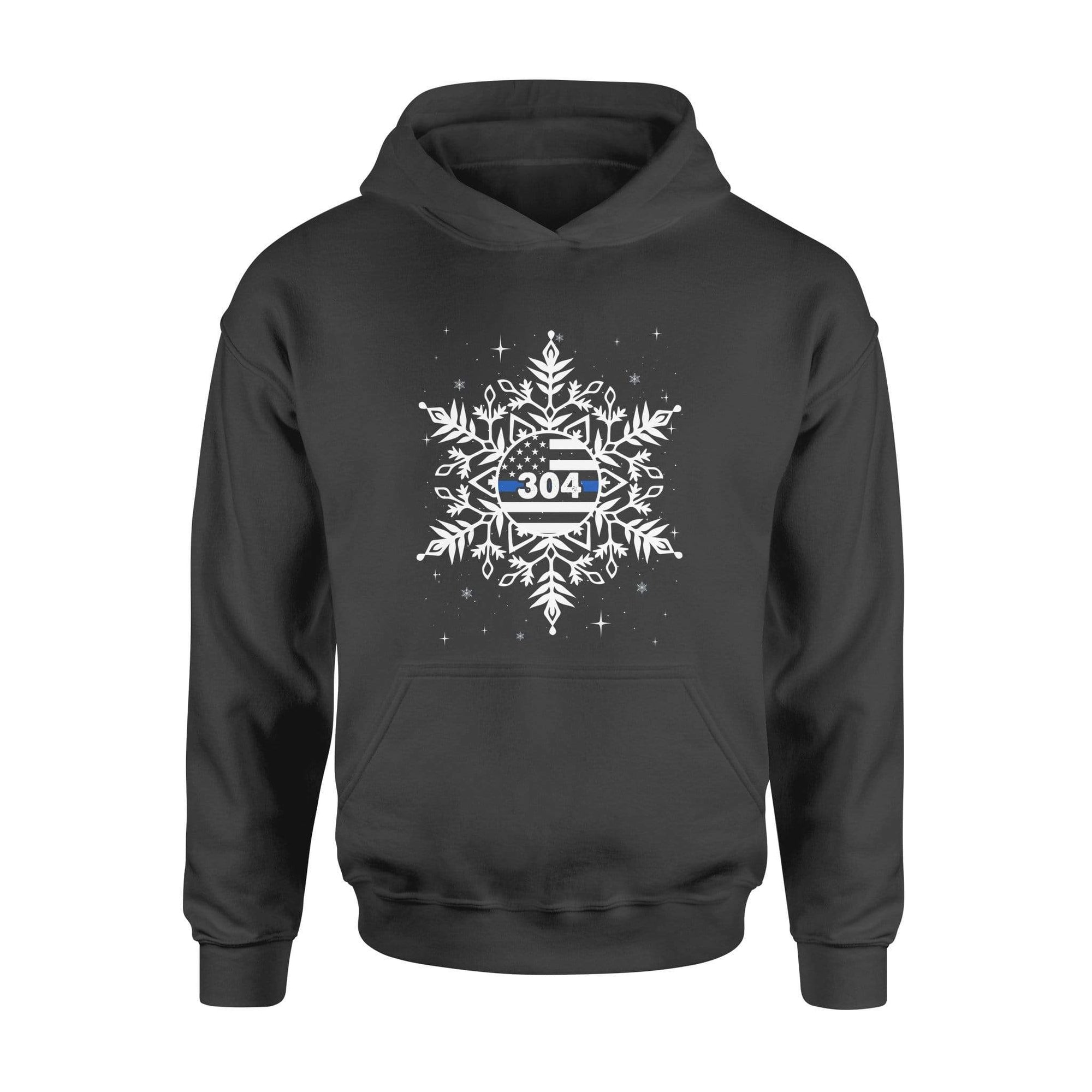 Apparel S / Black Personalized Shirt - Xmas - TBL - Snowflake - Standard Hoodie - DSAPP