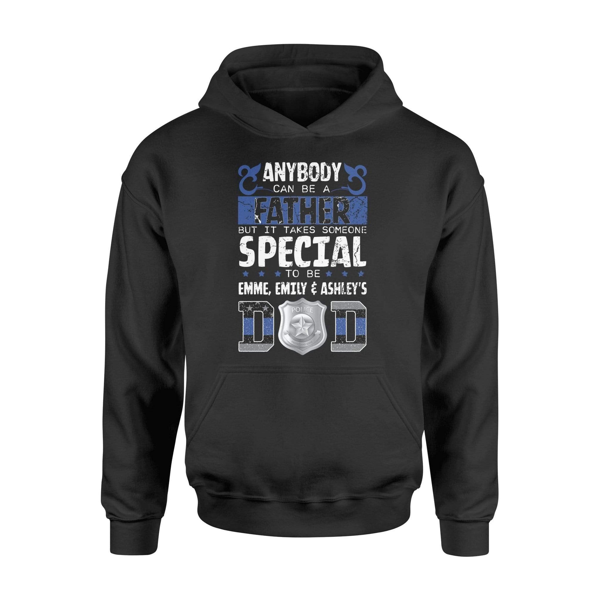 Apparel S / Black Personalized Special Dad Shirt - DSAPP