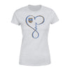 Apparel XS / Heather Grey Personalized- TBL - Infinity Love Leopard Shirt - Standard Women's T-shirt - DSAPP