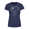 Apparel XS / Navy Personalized- TBL - Infinity Love Leopard Shirt - Standard Women's T-shirt - DSAPP