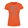 Apparel XS / Orange Personalized- TBL - Infinity Love Leopard Shirt - Standard Women's T-shirt - DSAPP