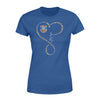 Apparel XS / Royal Personalized- TBL - Infinity Love Leopard Shirt - Standard Women's T-shirt - DSAPP