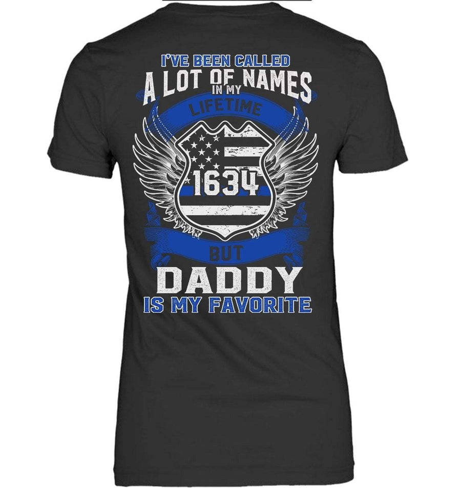 Apparel Personalized - Thin Blue Line - My Favorite Name Shirt - DSAPP
