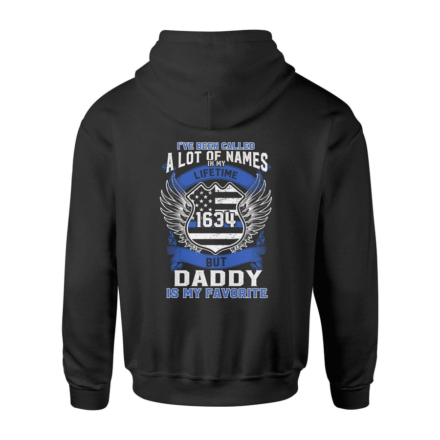 Apparel S / Black Personalized - Thin Blue Line - My Favorite Name Shirt - DSAPP