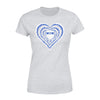Apparel XS / Heather Grey Personlized Shirt- TBL- Tie Dye Heart Shirt - Standard Women’s T-shirt - DSAPP