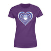 Apparel XS / Purple Personlized Shirt- TBL- Tie Dye Heart Shirt - Standard Women’s T-shirt - DSAPP
