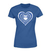 Apparel XS / Royal Personlized Shirt- TBL- Tie Dye Heart Shirt - Standard Women’s T-shirt - DSAPP