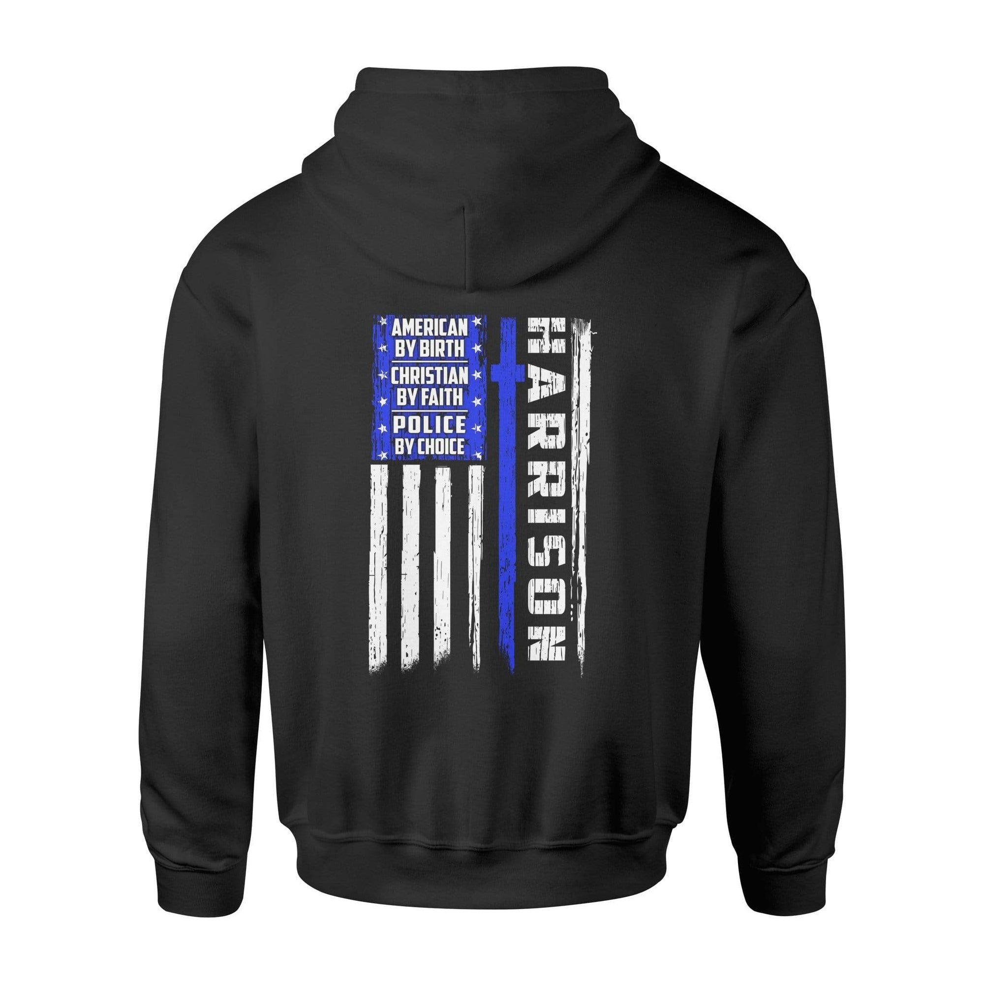 Apparel S / Black Police By Choice Personalized Shirt - DSAPP