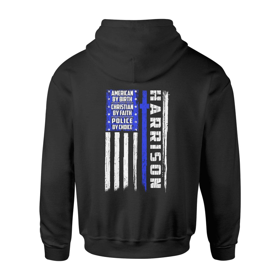 Apparel S / Black Police By Choice Personalized Shirt - DSAPP
