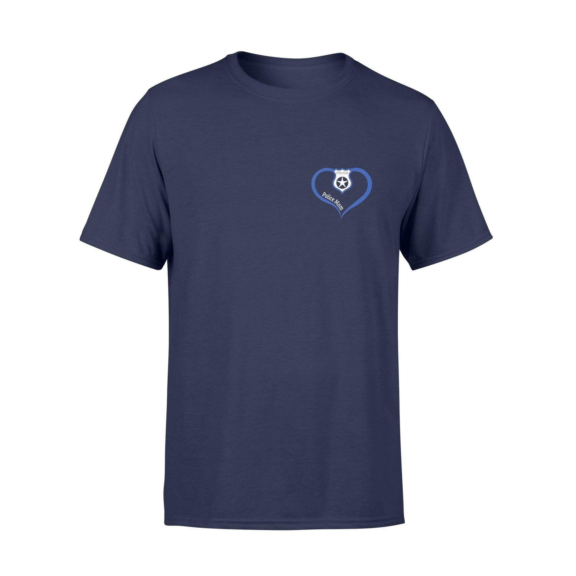 Apparel S / Navy Police Mom Shirt - Pocket Design - Standard T-shirt - DSAPP