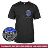 Apparel S / Black Police Officer Personalized Shirt - DSAPP