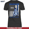 Apparel XS / Black Police Officer Suit - Name and Department - Personalized Shirt - DSAPP