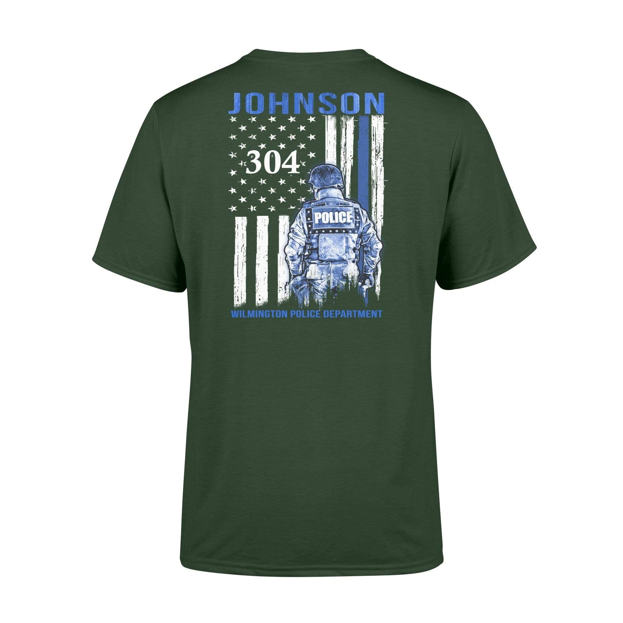Apparel S / Forest Police Officer Suit - Name and Department - Personalized Shirt - Standard T-shirt - DSAPP