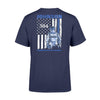 Apparel S / Navy Police Officer Suit - Name and Department - Personalized Shirt - Standard T-shirt - DSAPP