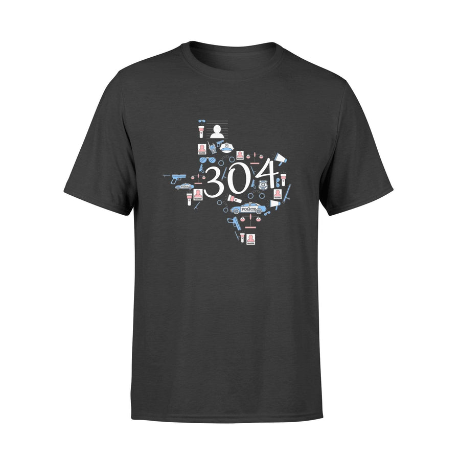 Apparel S / Black Police Things Inside Texas State Map - Personalized Shirt - DSAPP