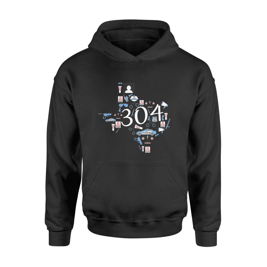 Apparel S / Black Police Things Inside Texas State Map - Personalized Shirt - DSAPP