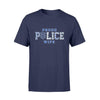 Apparel S / Navy Proud Police Wife - Patterns - Shirt - Standard T-shirt