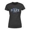 Apparel XS / Black Proud Police Wife - Patterns - Shirt - Standard Women's T-shirt
