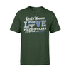 Apparel S / Forest Real Women Love Police Officers Shirt - Standard T-shirt