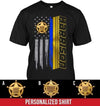 Apparel S / Black Sheriff Flag - Personalized Shirt - DSAPP