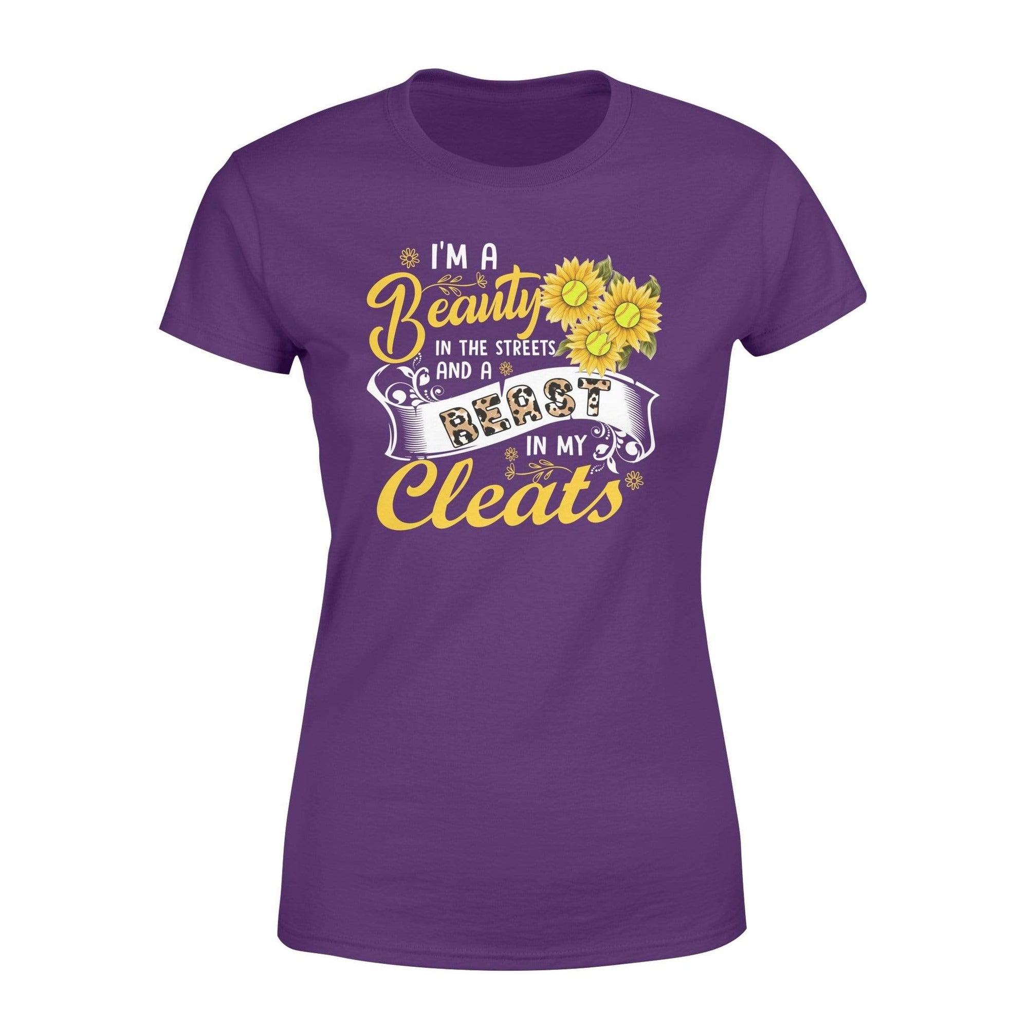 Apparel XS / Purple Softball - Beauty In Street Shirt - Standard Women's T-shirt - DSAPP