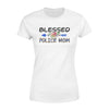 Apparel XS / White TBL - Blessed Police Mom Leopard Shirt - Standard Women's T-shirt - DSAPP