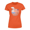 Apparel XS / Orange TBL - Half Apple Favorite Shirt - IF80-IC80-DS83 - Standard Women’s T-shirt - DSAPP