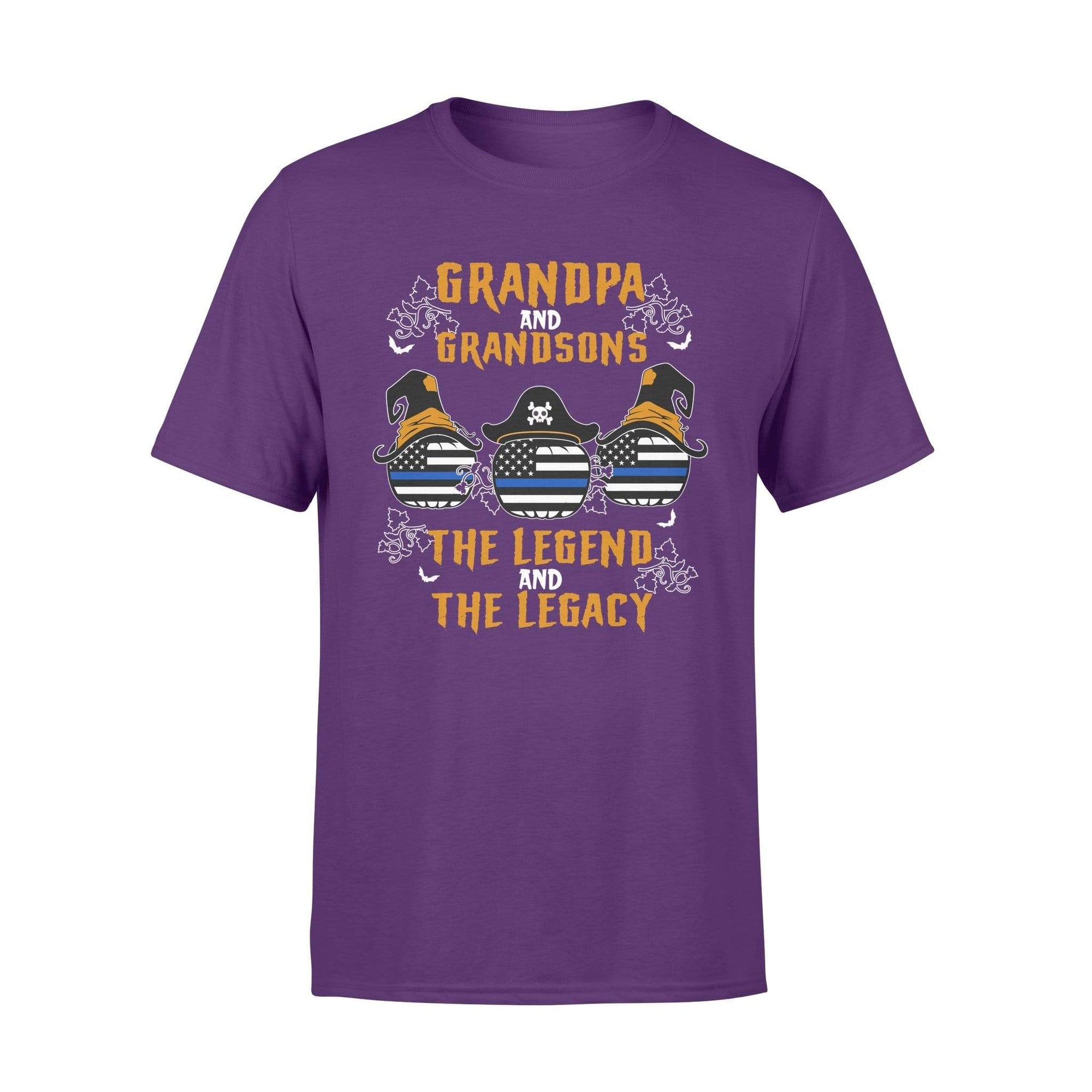 Apparel S / Purple TBL - Halloween Legend Grandpa Shirt - IF78-IC78-DS83 - Standard T-shirt - DSAPP
