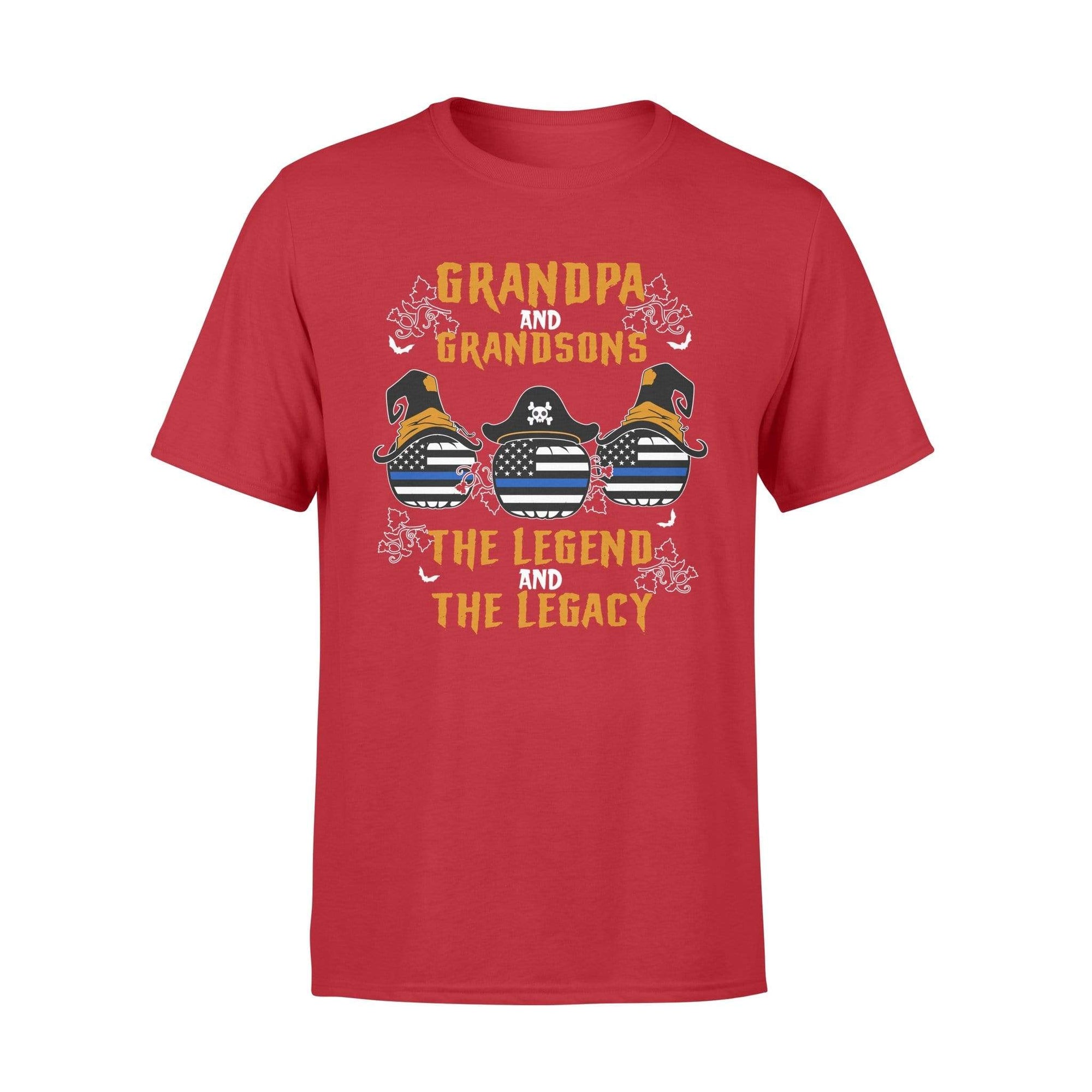 Apparel S / Red TBL - Halloween Legend Grandpa Shirt - IF78-IC78-DS83 - Standard T-shirt - DSAPP