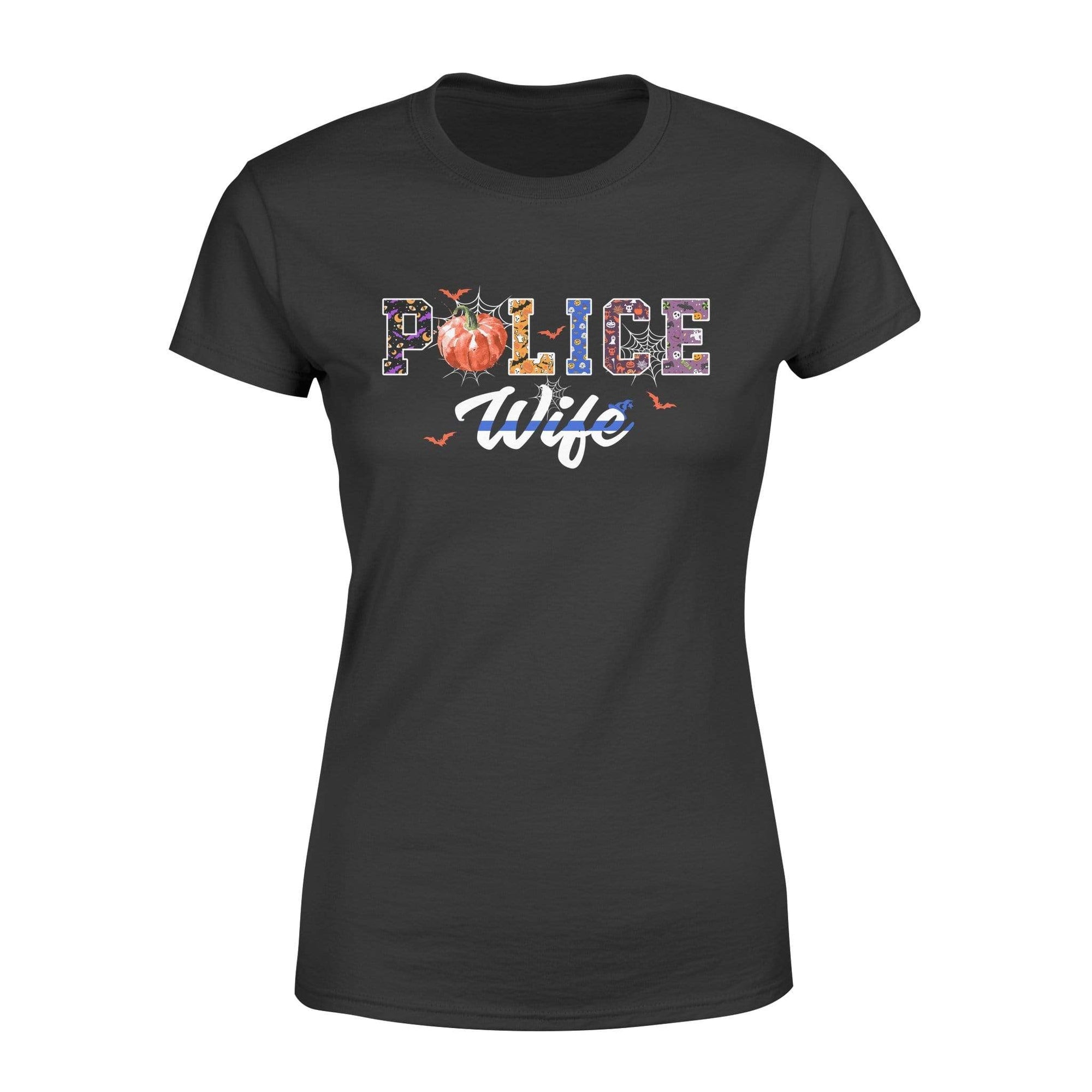 Apparel XS / Black TBL - Halloween Police Wife Shirt - Standard Women's T-shirt - DSAPP