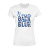 Apparel XS / White TBL - Leopard Back The Blue- Standard Women's T-shirt - DSAPP