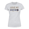 Apparel XS / Heather Grey TBL - Love My Hero Leopard Shirt - Standard Women’s T-shirt - DSAPP