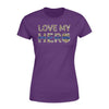 Apparel XS / Purple TBL - Love My Hero Leopard Shirt - Standard Women’s T-shirt - DSAPP