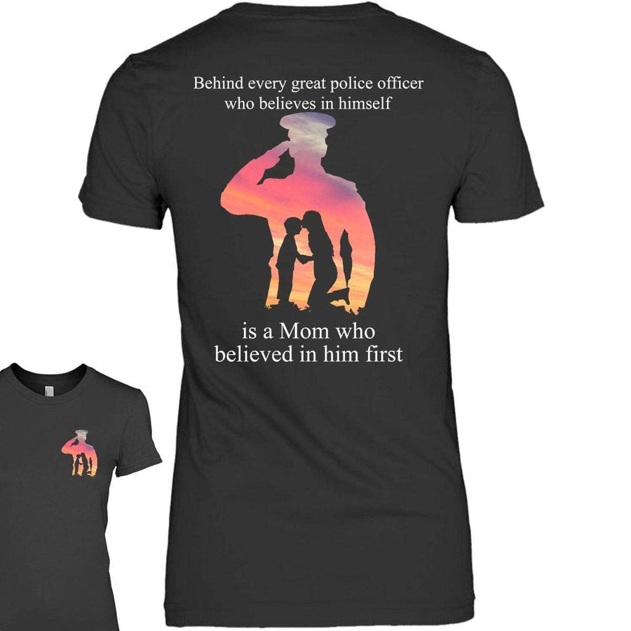 Apparel XS / Black TBL - Mom Behind Police - Ver 2 - Standard Women's T-shirt - DSAPP