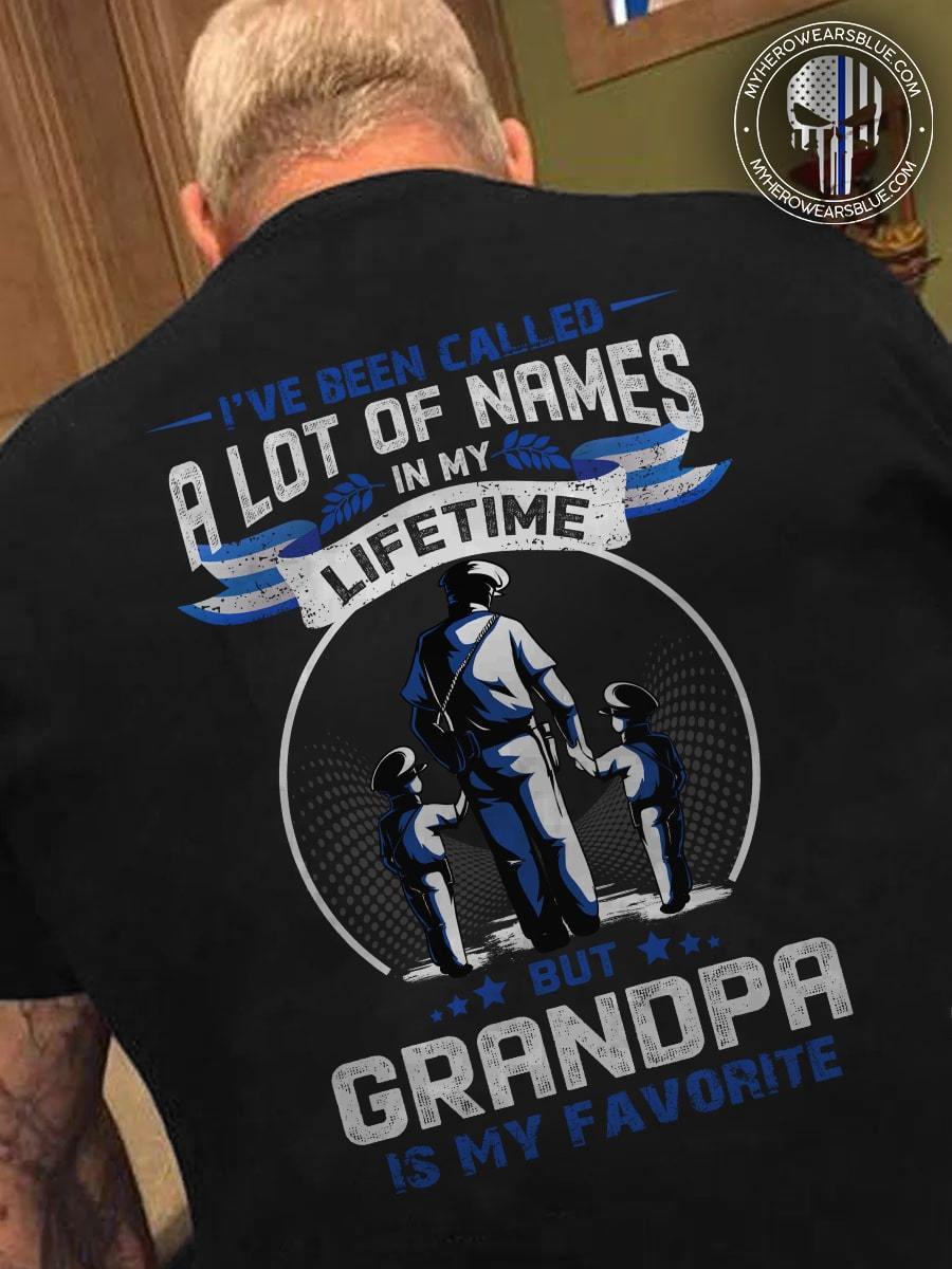 Apparel S / Black TBL - My Favorite Name Grandpa - Standard T-shirt - DSAPP